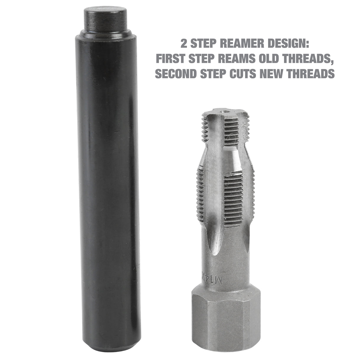 OEMTOOLS 25647 Spark Plug Thread Repair Kit - Metric M14 - 1.25 Additional Image 2