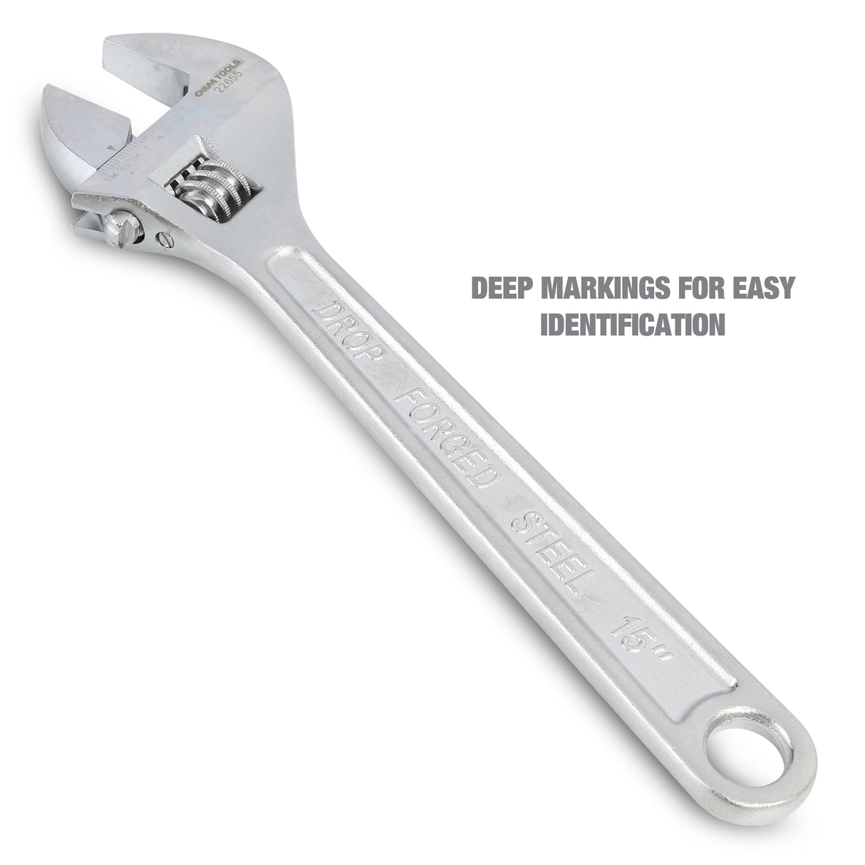 OEMTOOLS 22655 15 Inch Adjustable Wrench Additional Image 5