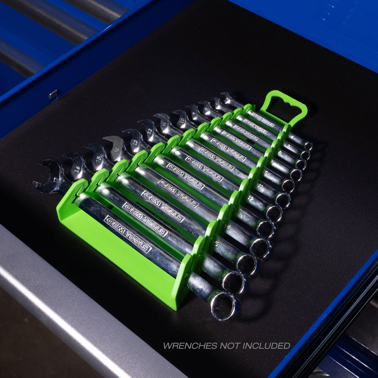OEMTools 23106 Reverse Wrench Organizer with Handle - Green Additional Image 6