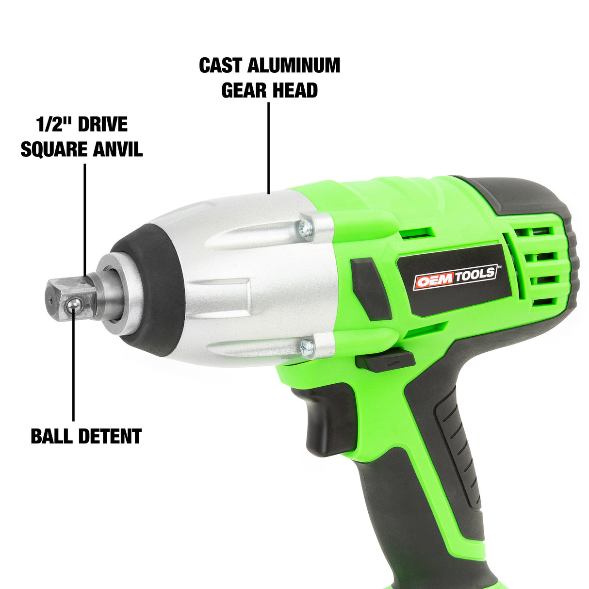OEMTOOLS 24670 20V MAX* Lithium-ion Cordless 1/2in. Drive Impact Wrench Additional Image 4