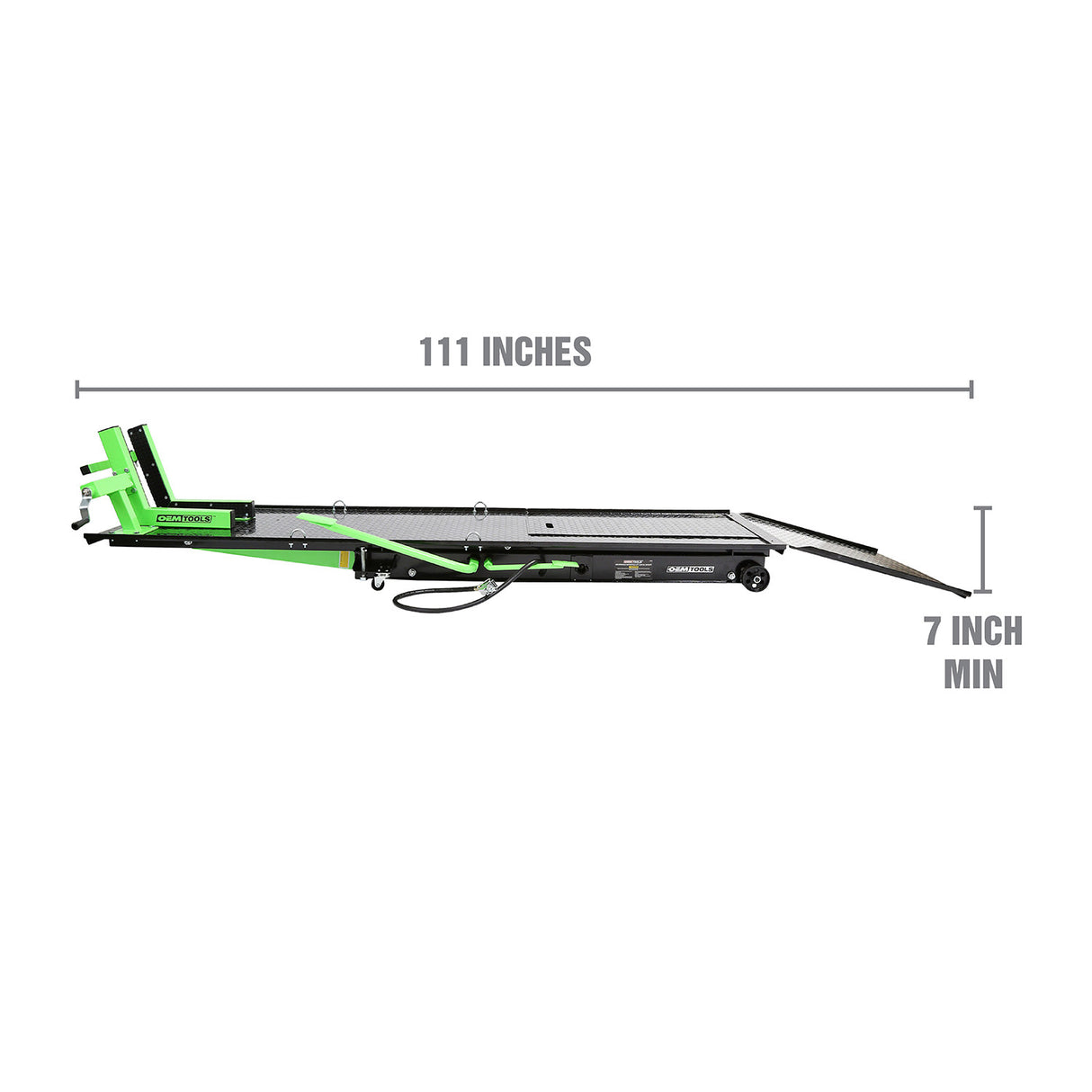 OEMTOOLS 24859 Air Hydraulic Motorcycle Lift 1000 Lb. Capacity Additional Image 2