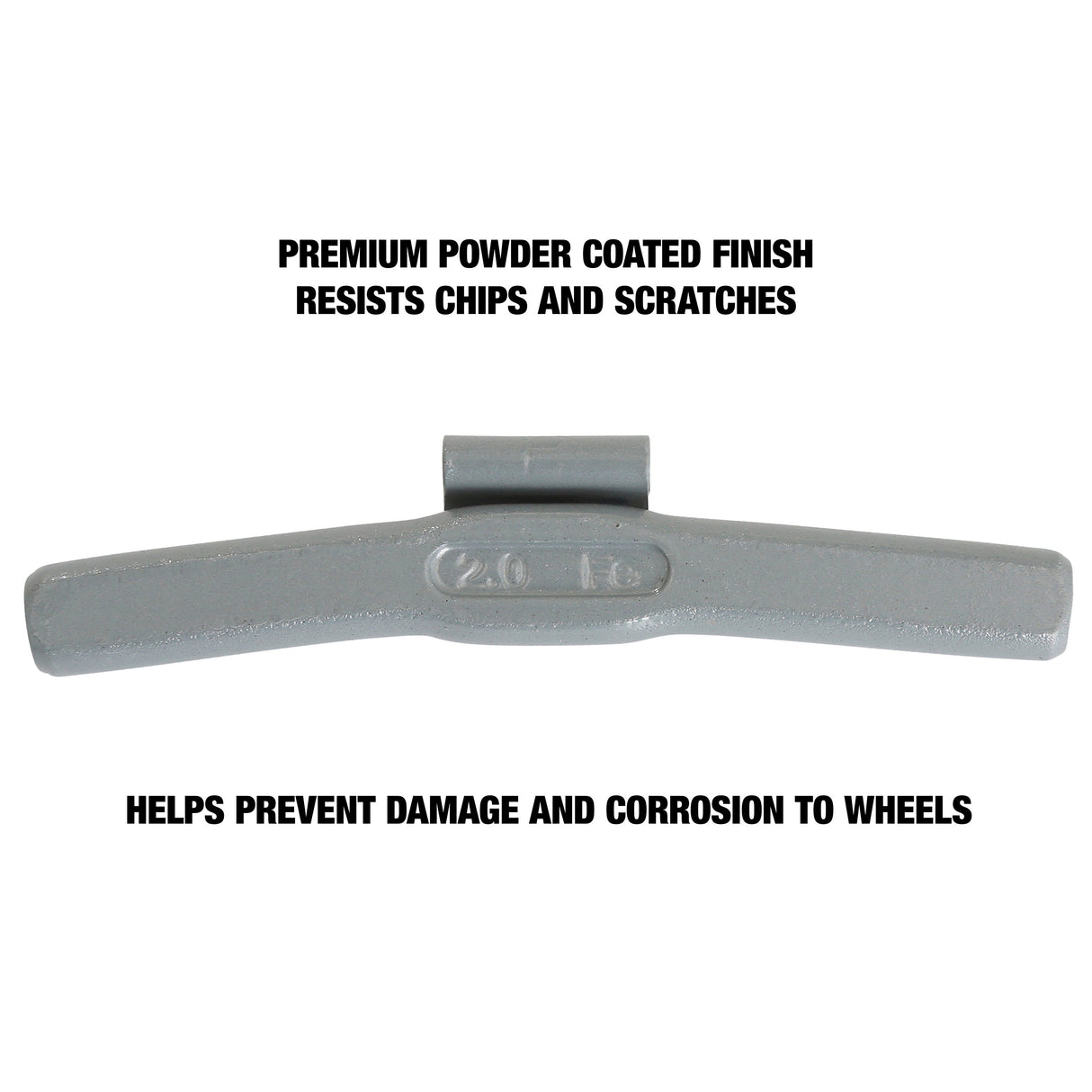 OEMTOOLS 23232 2.0 Oz. P Style Steel Wheel Weight - 1 Box of 25 Additional Image 3