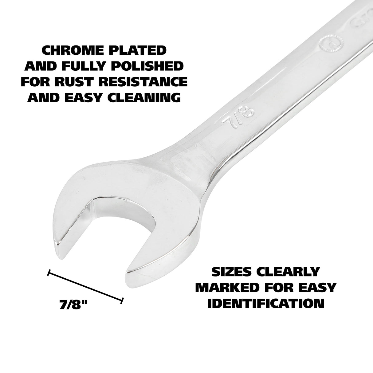 GreatNeck CO78C Combination Wrench (7/8 Inch) Additional Image 2