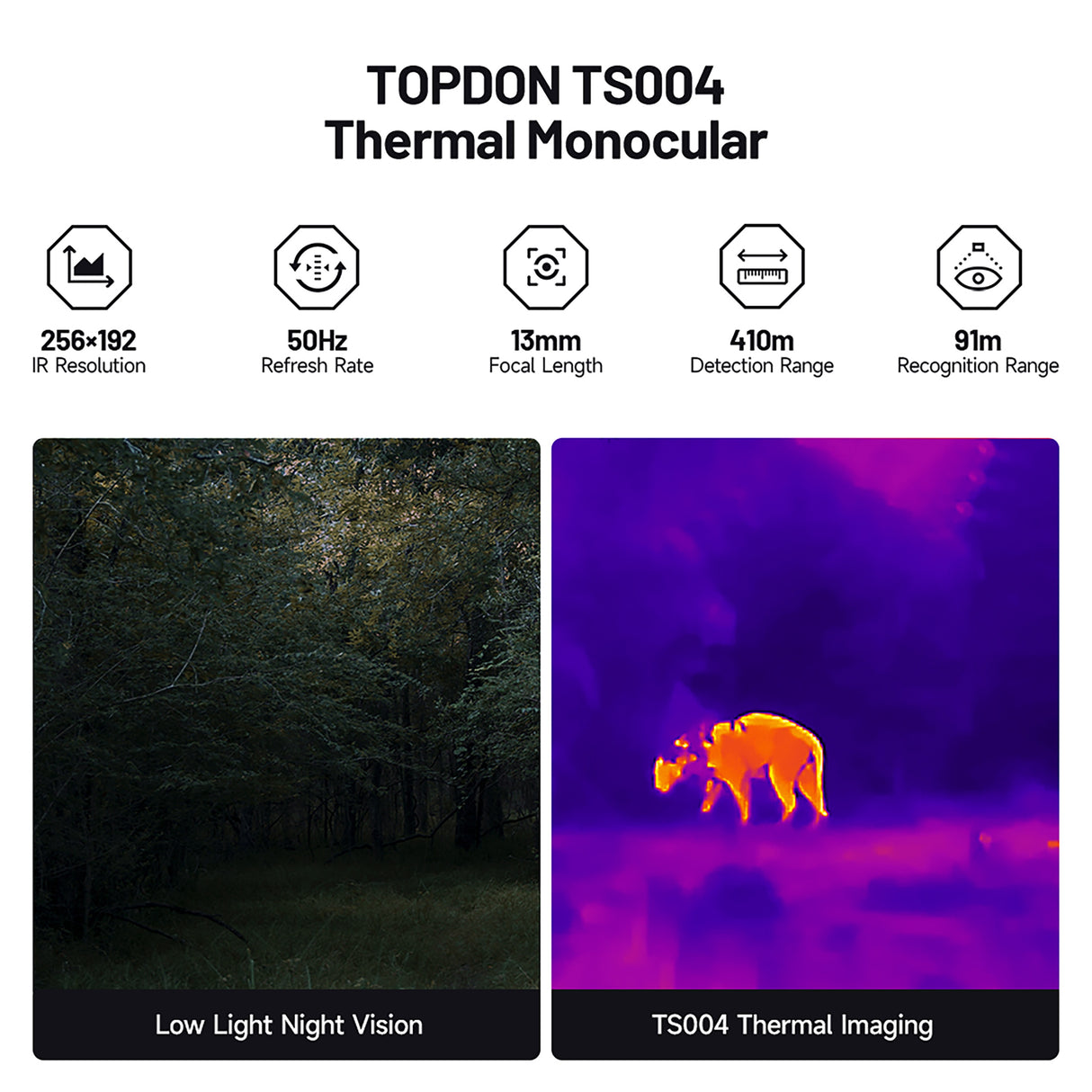 TopDon TS004 Thermal Monocular Additional Image 10