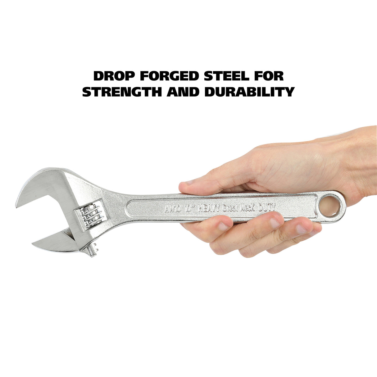 GreatNeck AW10C Adjustable Wrench (10 Inch) Additional Image 4