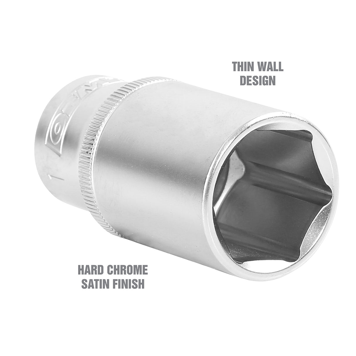OEMTOOLS 22351 3/8 Inch Drive Deep Socket (1 Inch) Additional Image 2