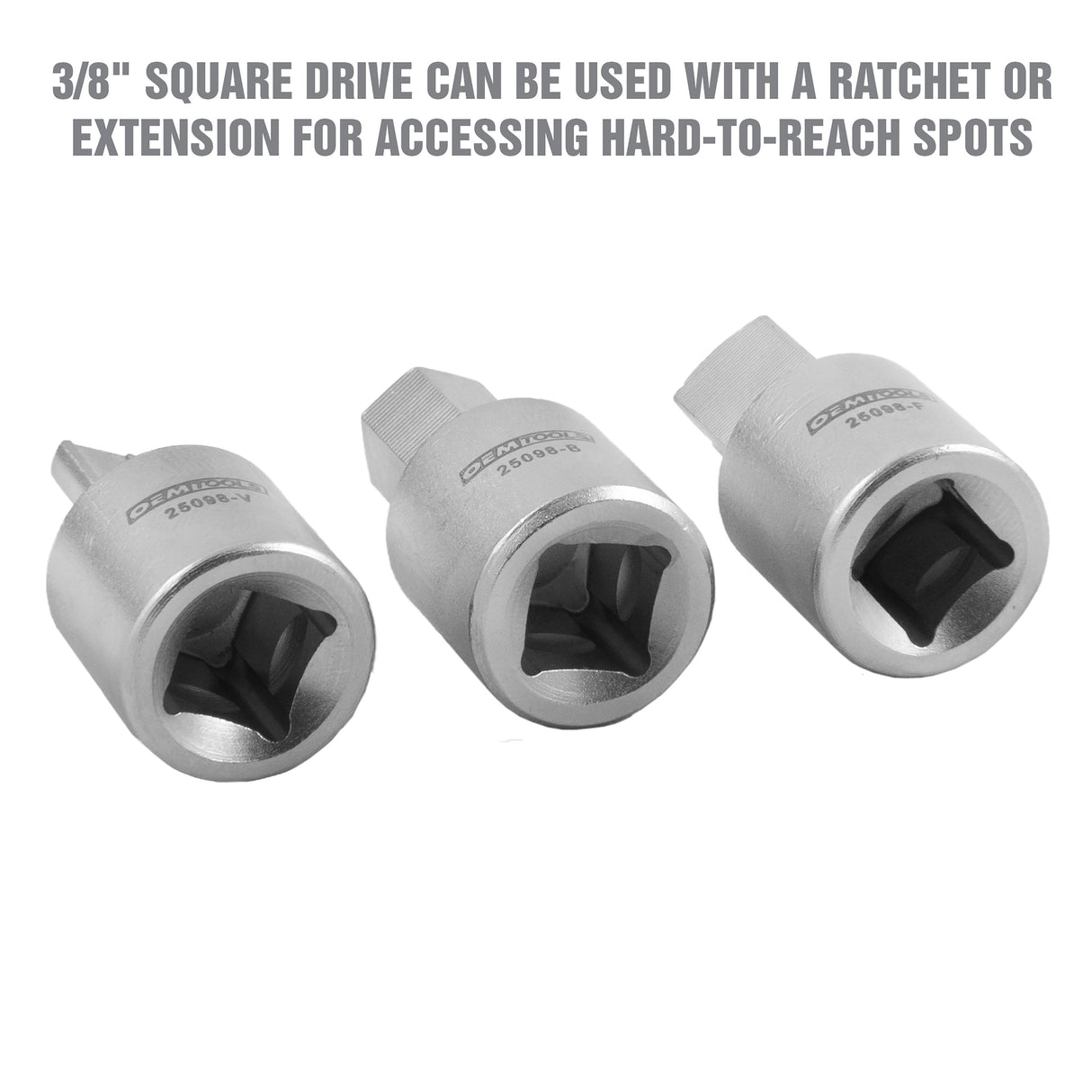 OEMTOOLS 25098 Plastic Oil Drain Plug Removal Set Additional Image 4