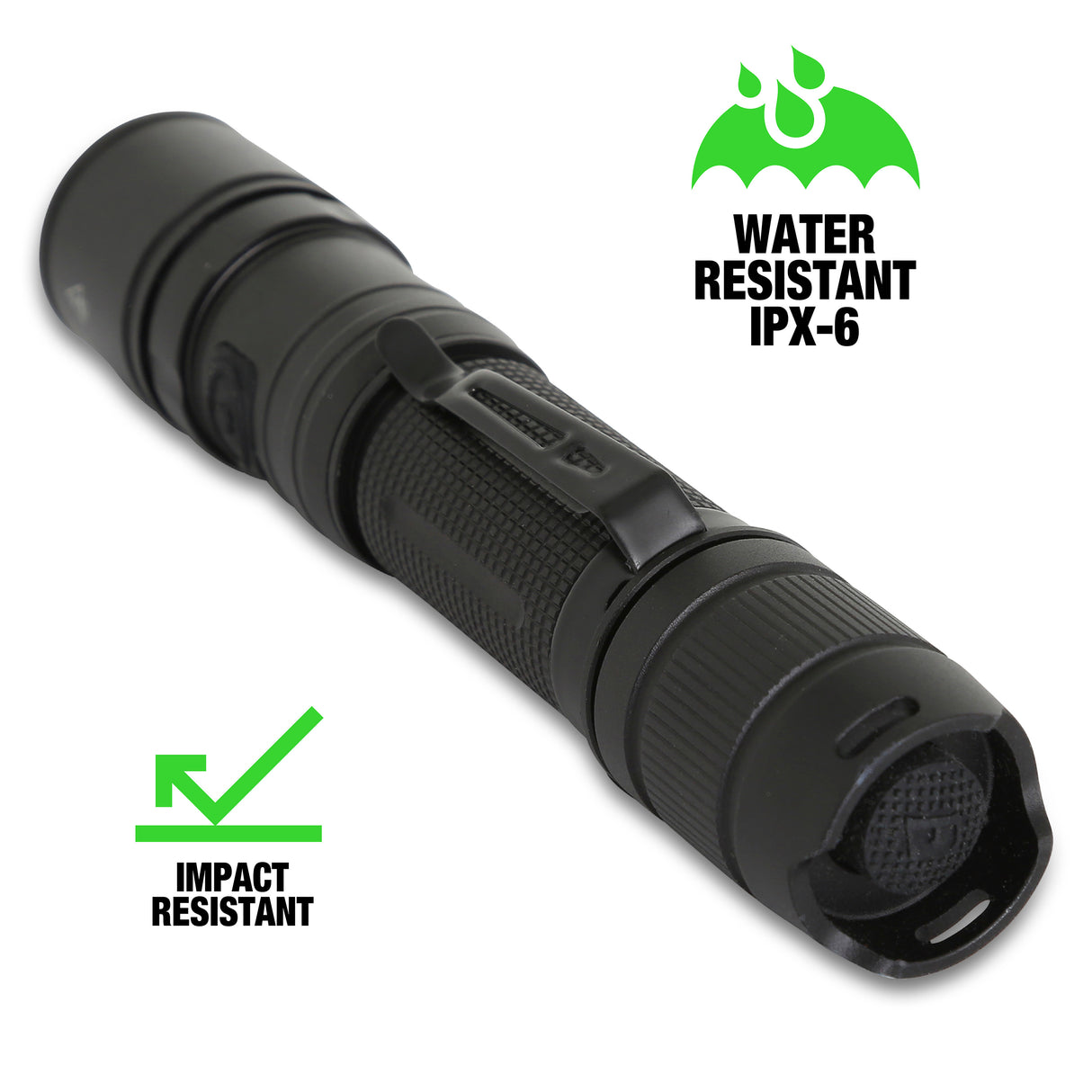 1000 Lumens LED Rechargeable 5-Light Mode Professional Flashlight Additional Image 2