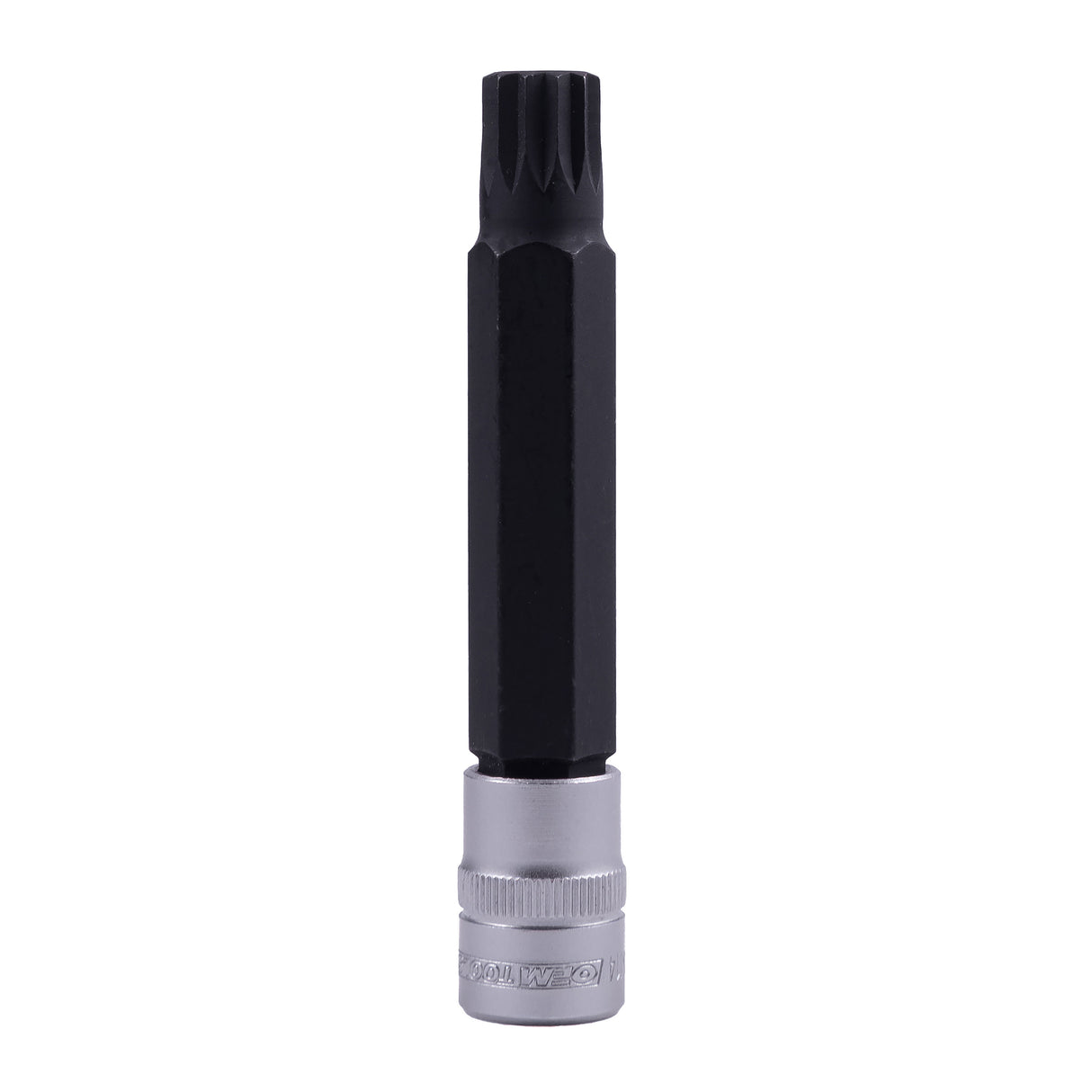 OEMTOOLS 23527 3/8in. Drive Extra Long Tamper Proof Triple Square Bit Socket M14 Main Image