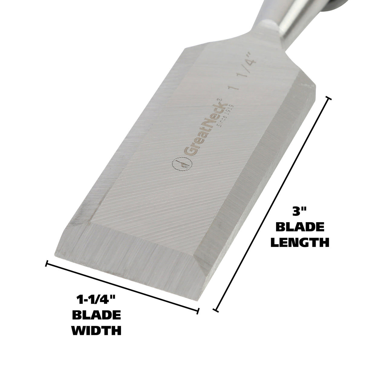 GreatNeck WC125 Chisel (1-1/4 Inch) Additional Image 2