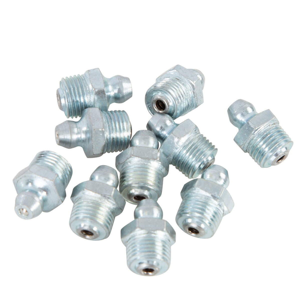 OEMTOOLS 25790 1/8 Inch Straight PTF Grease Fittings (10 Pack) Main Image