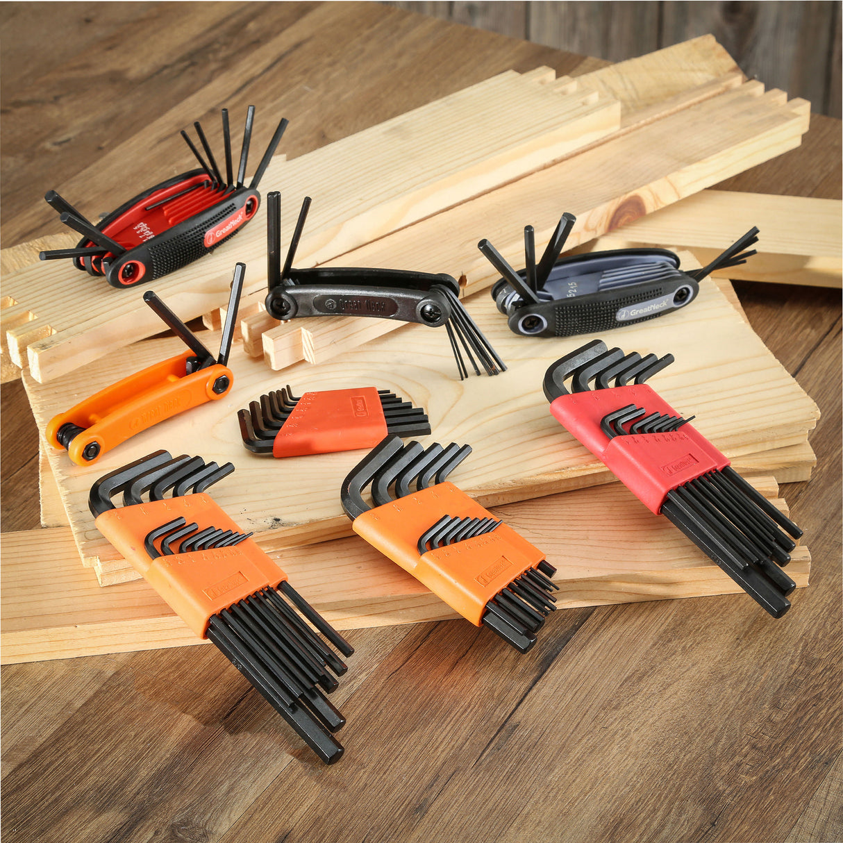 GreatNeck HEK7M Folding Hex Key Set (7 Piece Metric) Additional Image 10