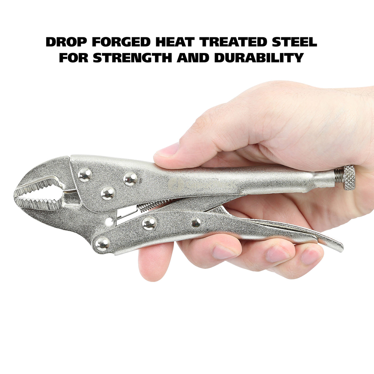 GreatNeck S7SC Straight Jaw Locking Pliers (7 Inch) Additional Image 5