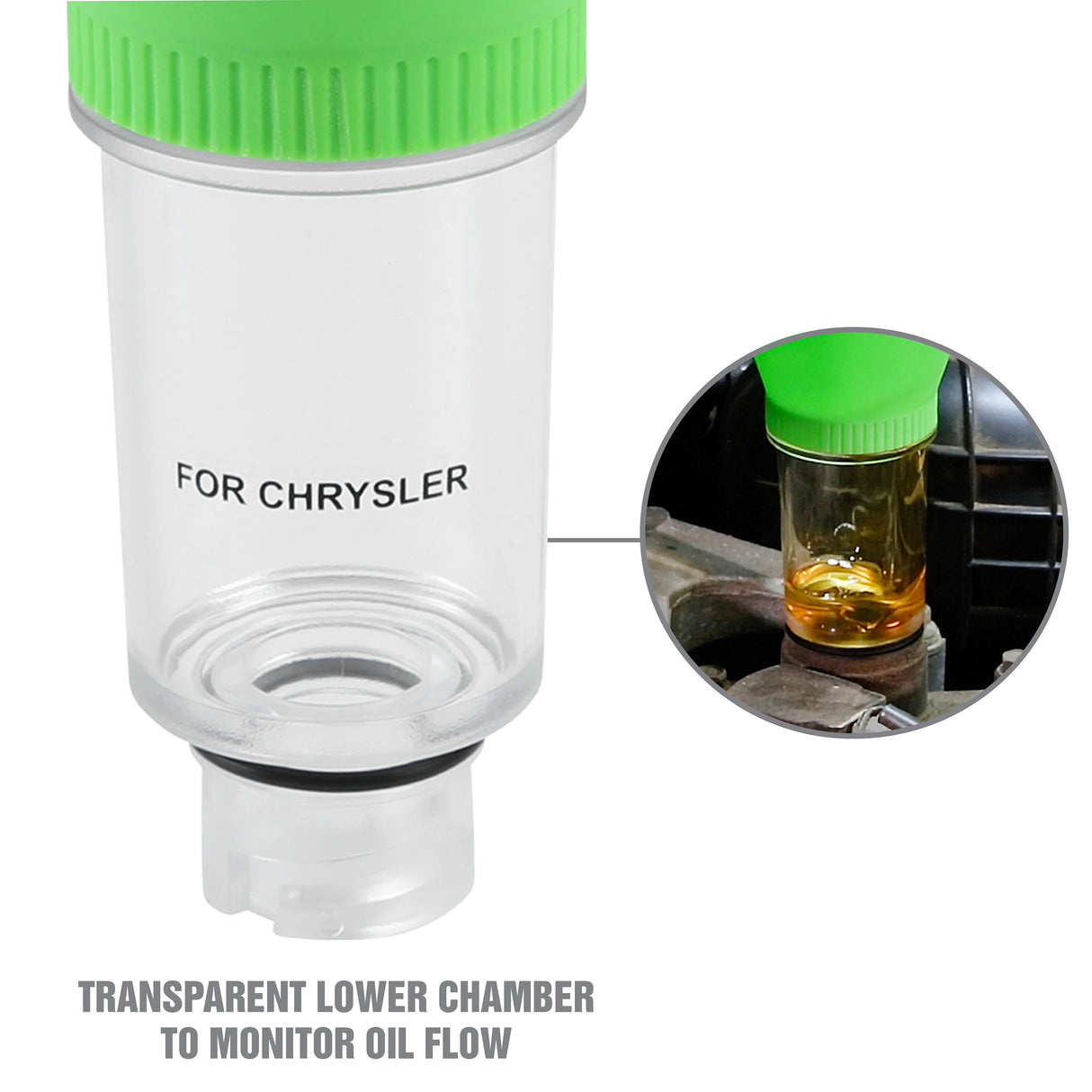 OEMTOOLS 87019 Direct Fit Oil Funnel for Chrysler, Dodge and Jeep Additional Image 3