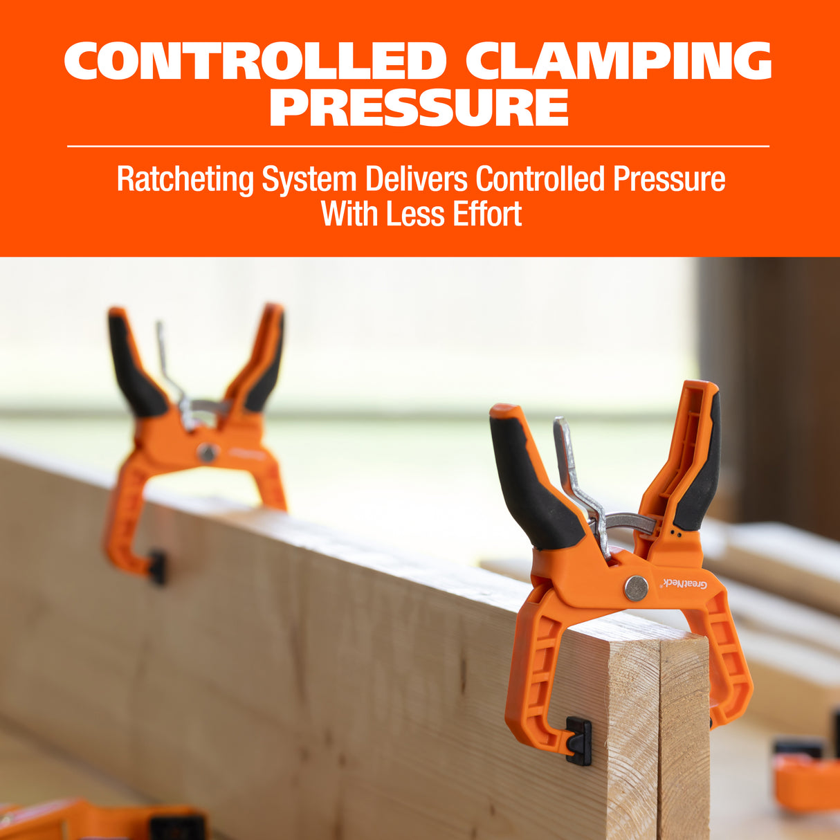 Great Neck 74304 Ratcheting C-Clamp (1.5 Inch) Additional Image 5