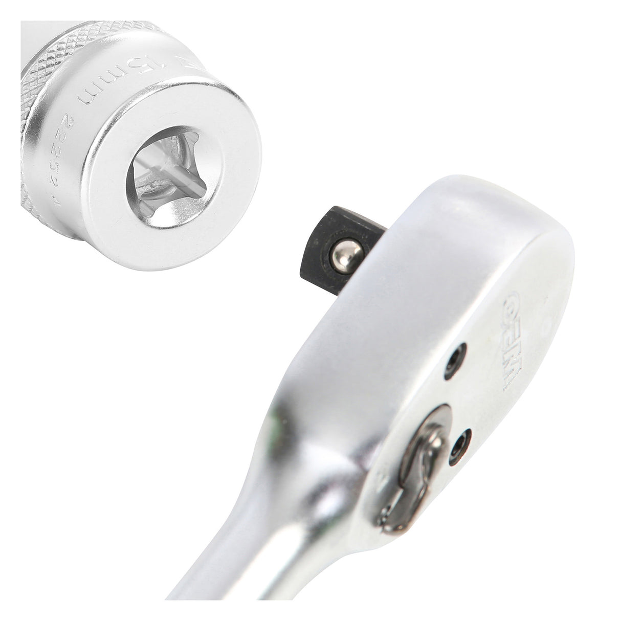 OEMTOOLS 22252 1/4 Inch Drive 6 Pt. Socket (15 mm) Additional Image 3