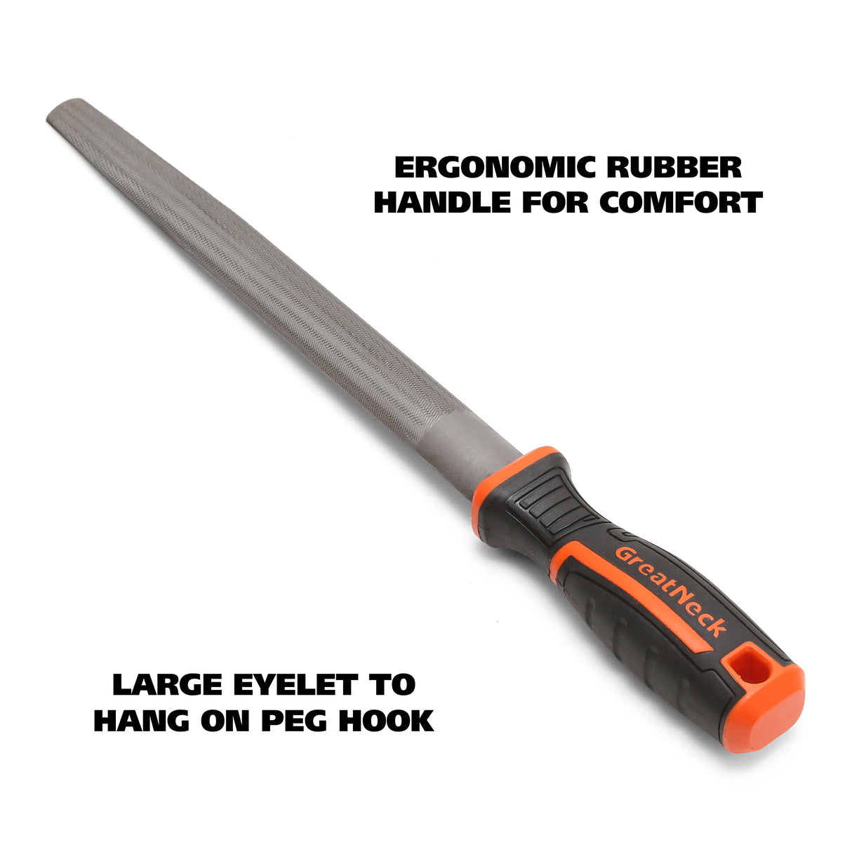 GreatNeck HHR10C Half Round File (10 Inch) Additional Image 3