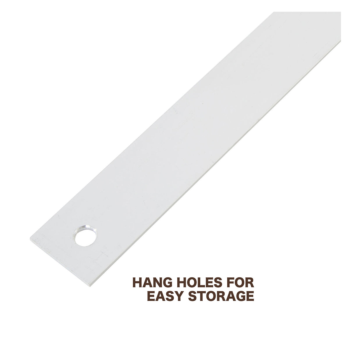 Mayes 10186 Straight Edge Aluminum Ruler (12 Inch x 1 Inch) Additional Image 3