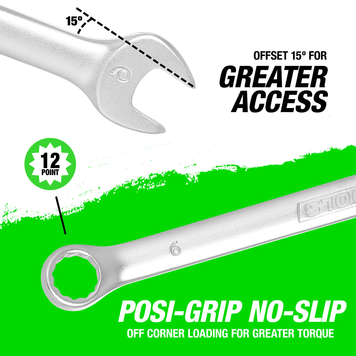 OEMTOOLS 22012 9 mm Combination Wrench (Metric) Additional Image 3