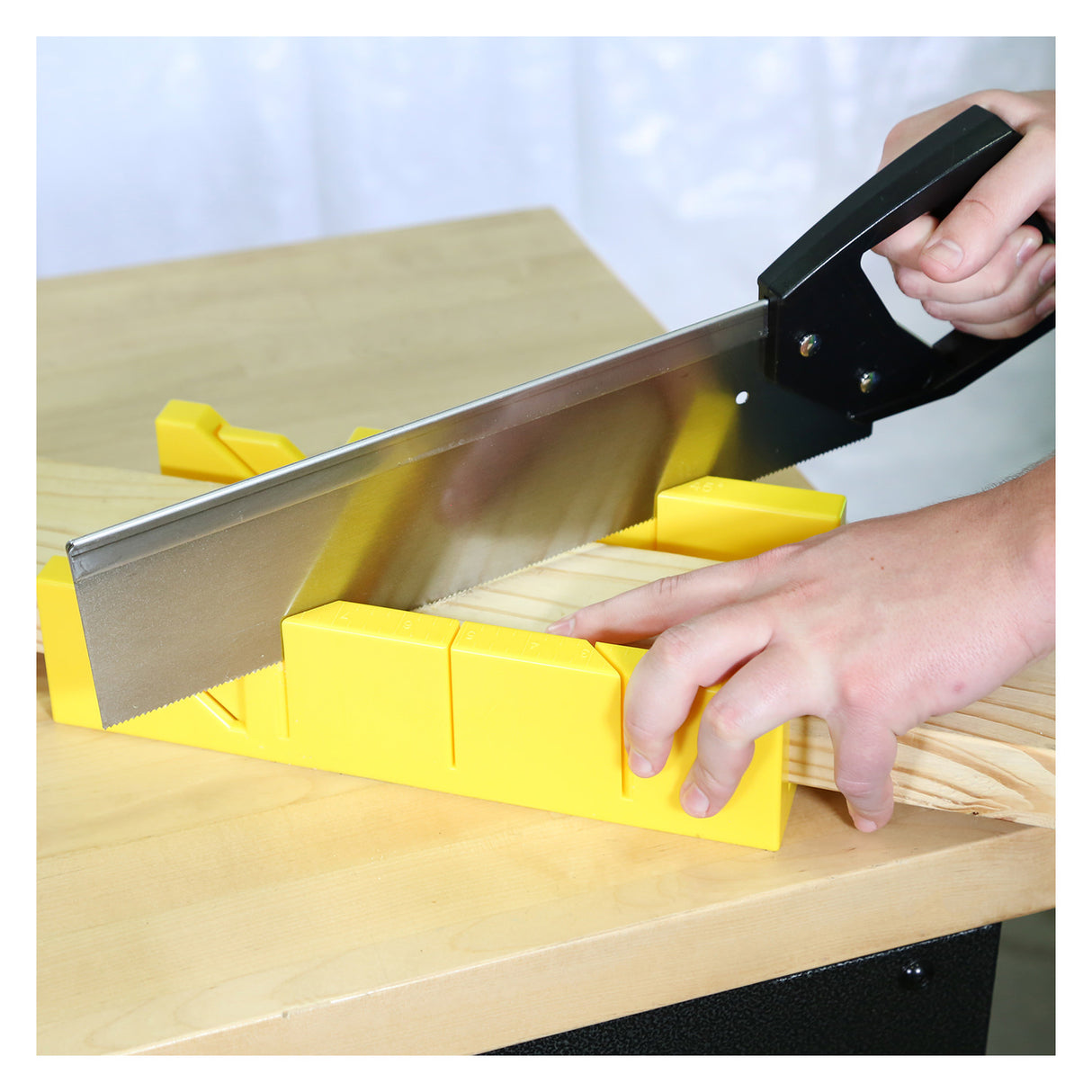 GreatNeck BSB14 12 Inch Mitre Box with 14 Inch Back Saw Additional Image 7