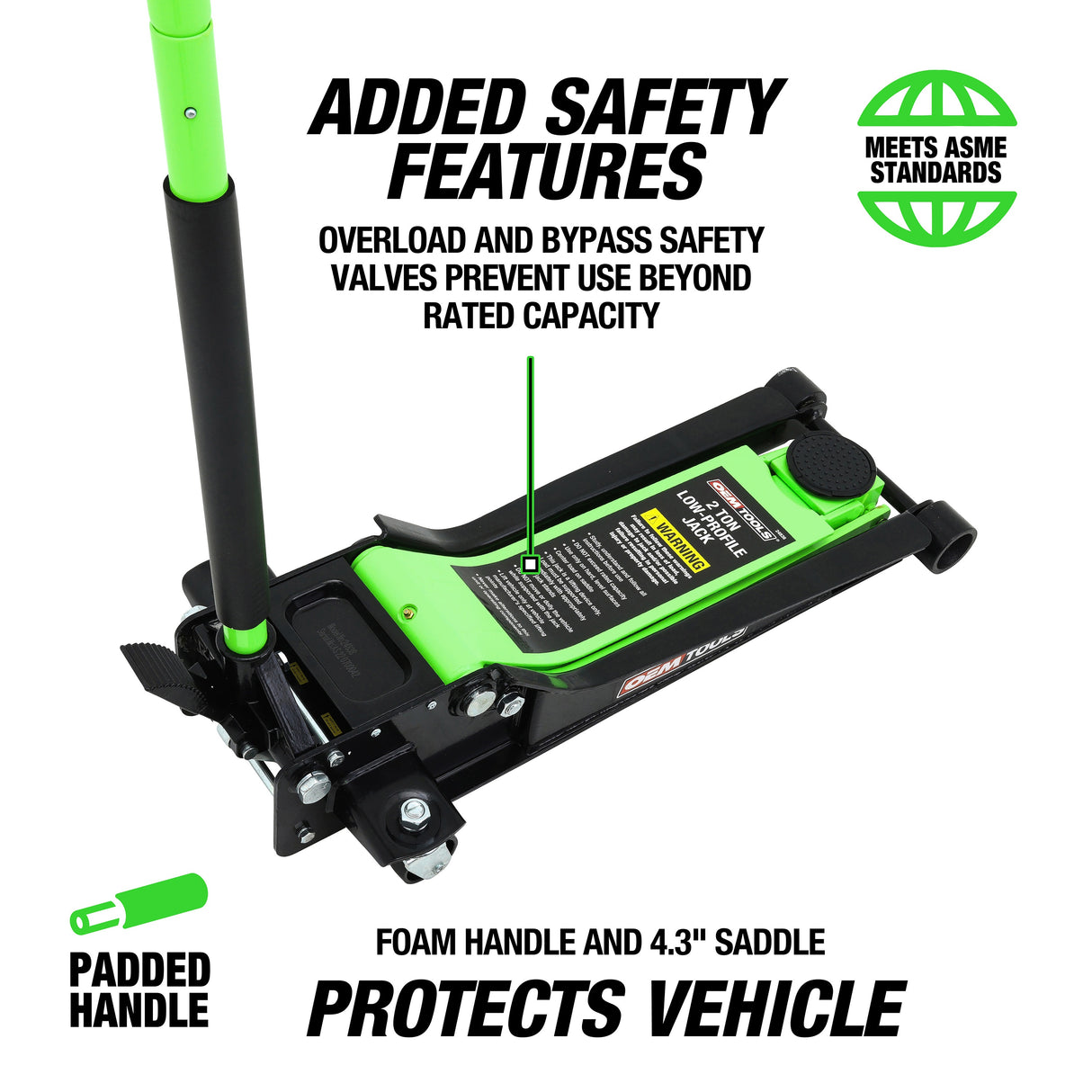 OEMTOOLS 24838 2 Ton Low Profile Jack Additional Image 6