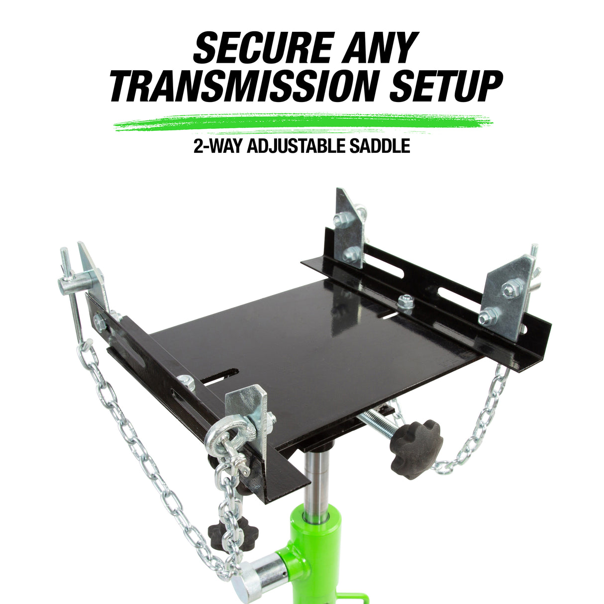 OEMTOOLS 24844 1100 Lb. High Lift Transmission Jack Additional Image 2
