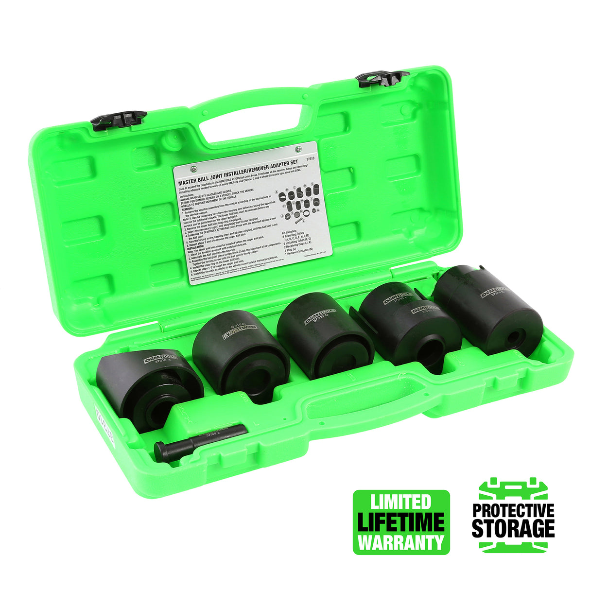 OEMTOOLS 37310 Master Ball Joint Installer/Remover Adapter Set Additional Image 1
