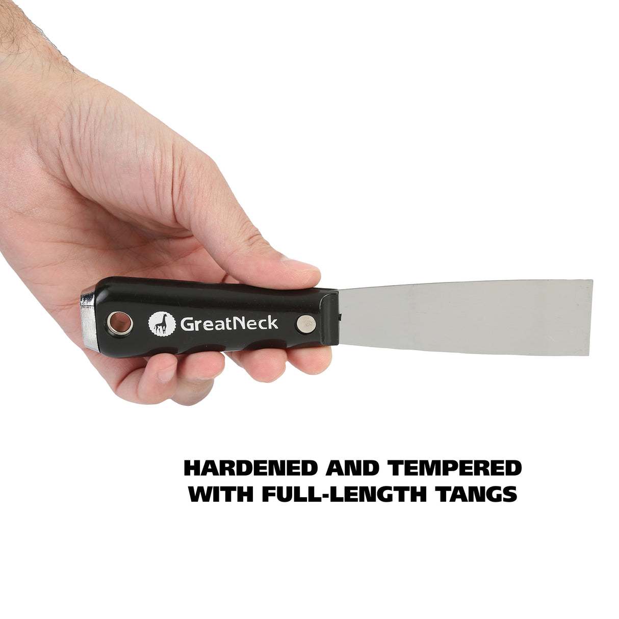 GreatNeck 125PC Flex Carbon Steel Putty Knife (1-1/4 Inch) Additional Image 4