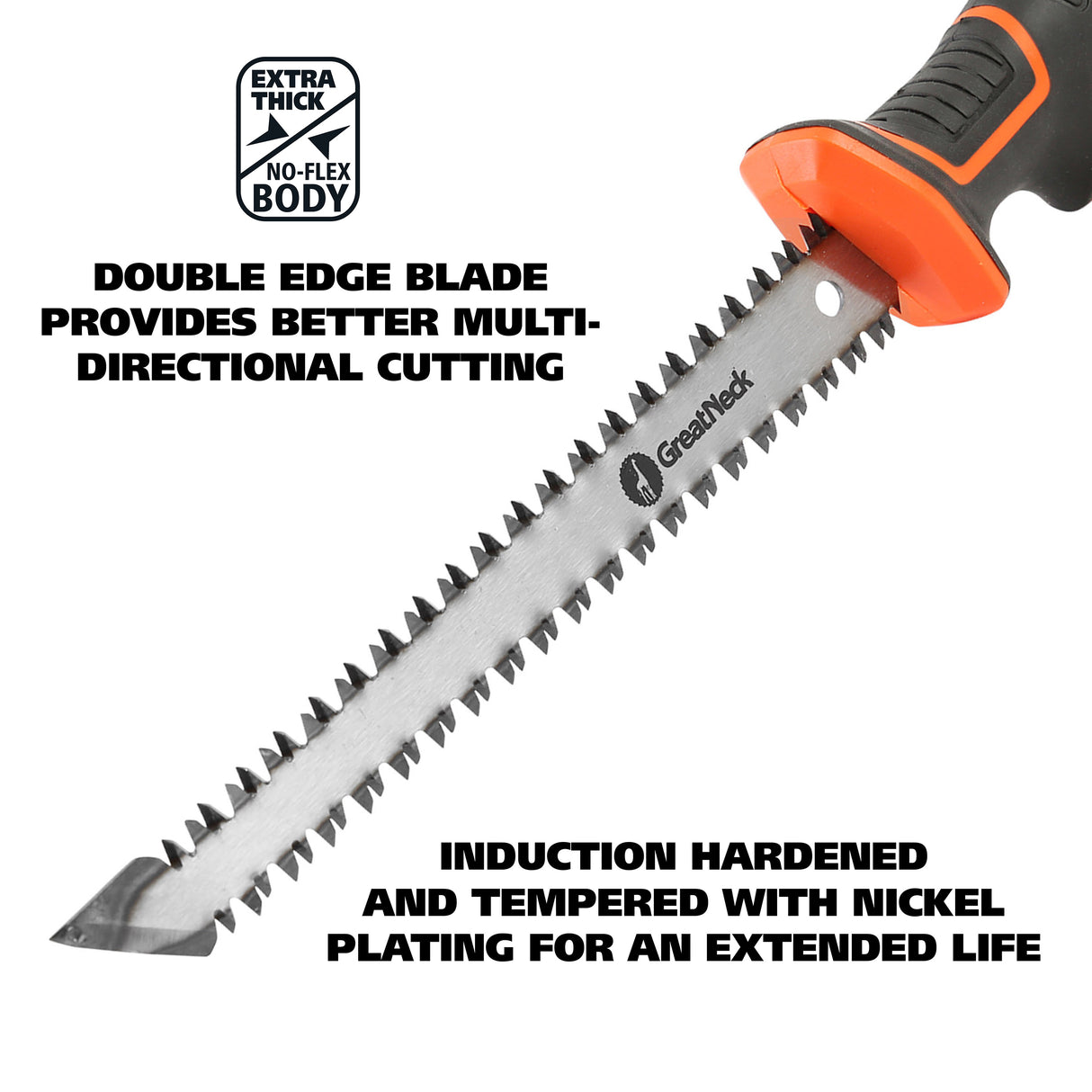 GreatNeck 74031 Double Edge Jab Saw and Sheath Additional Image 2