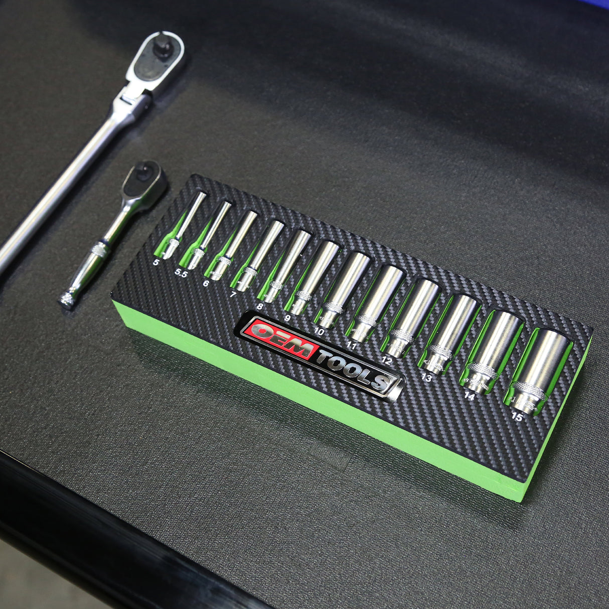 OEMTOOLS 23986 12 Piece 1/4in. Deep Socket Set (Metric) Additional Image 10