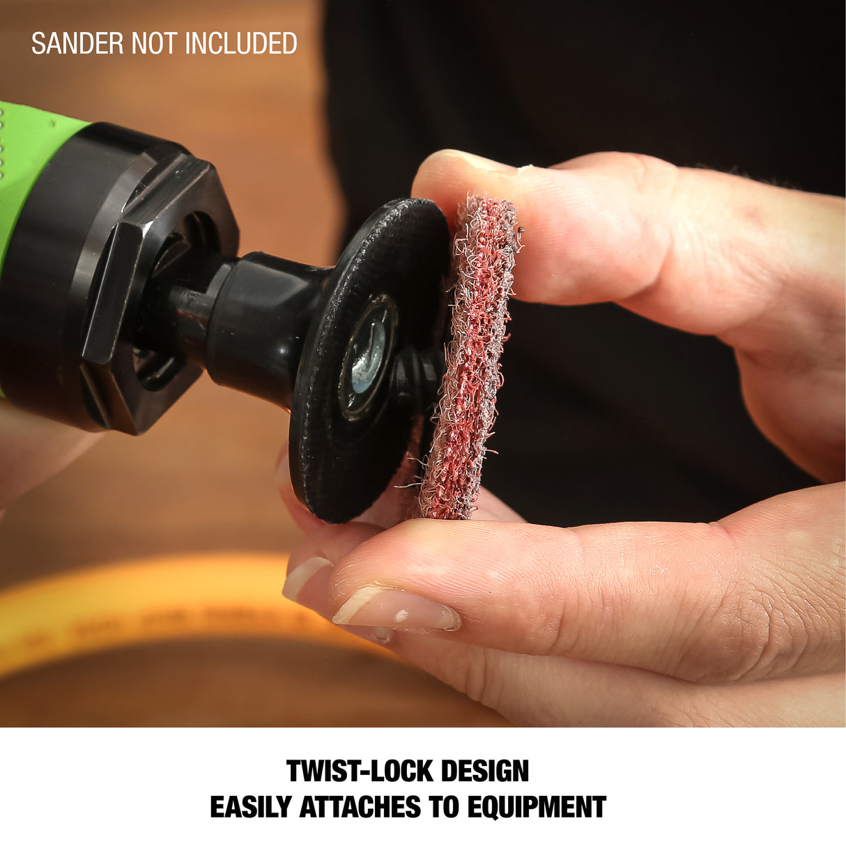 OEMTOOLS 22516 Twist Lock Surface Prep Discs 2in. Medium (25 Pack) Additional Image 5