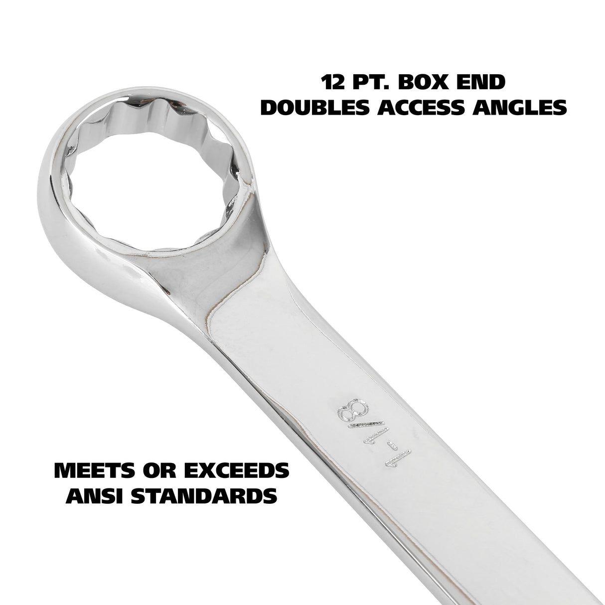 GreatNeck C118C Combination Wrench (1-1/8 Inch) Additional Image 3