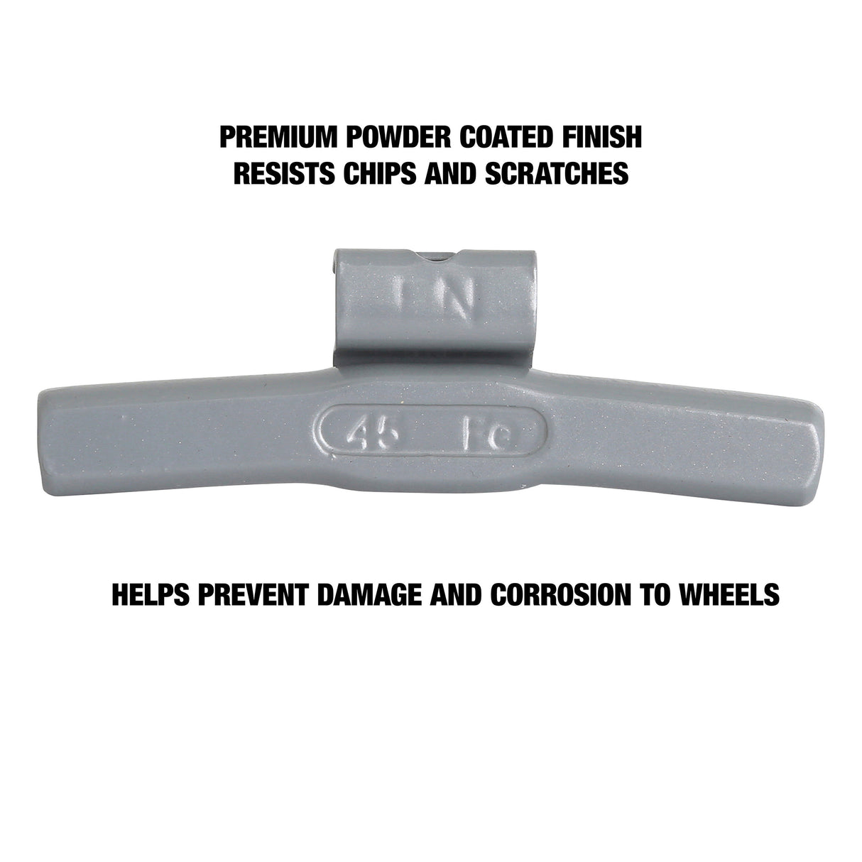 OEMTOOLS 23274 45 gm. FN Style Steel Wheel Weight - 1 Box of 25 Additional Image 3