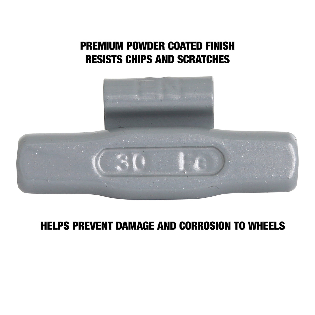 OEMTOOLS 23280 30 gm. EN Style Steel Wheel Weight- 1 Box of 25 Additional Image 3