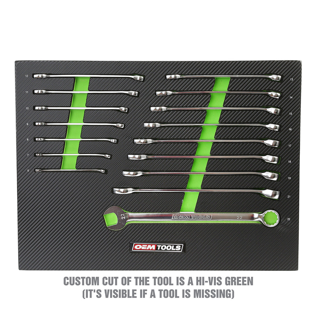 OEMTOOLS 23994 16 Piece Combo Wrench Set (Metric) Additional Image 2