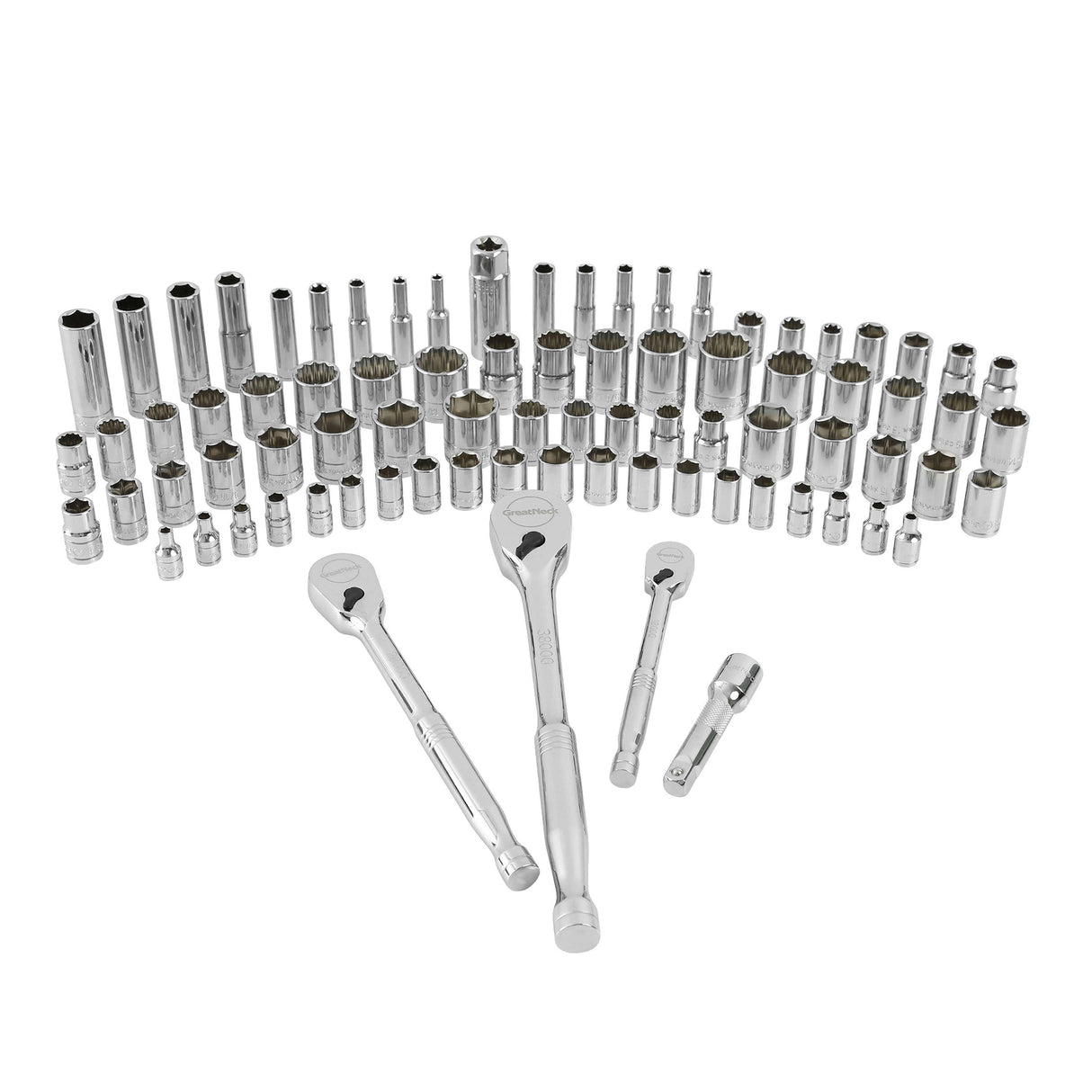 GreatNeck HC82U 82-Piece Multi-Drive Mechanic's Tool Set - SAE and Metric Additional Image 7