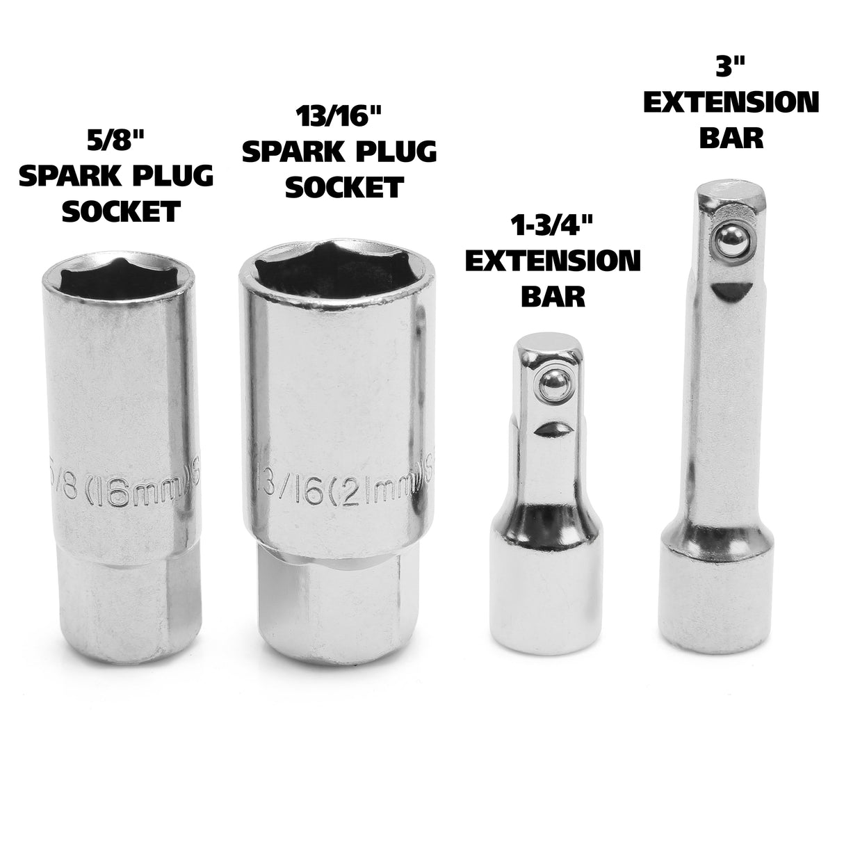 GreatNeck SPTK5 5 Piece 3/8 Drive Spark Plug Tune Up Kit Additional Image 2
