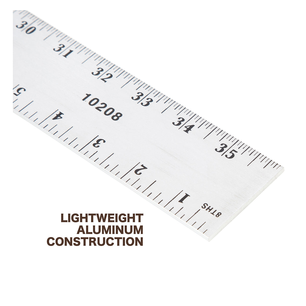 Mayes 10208 Aluminum Straight Edge Ruler (36 x 2 Inch) Additional Image 2