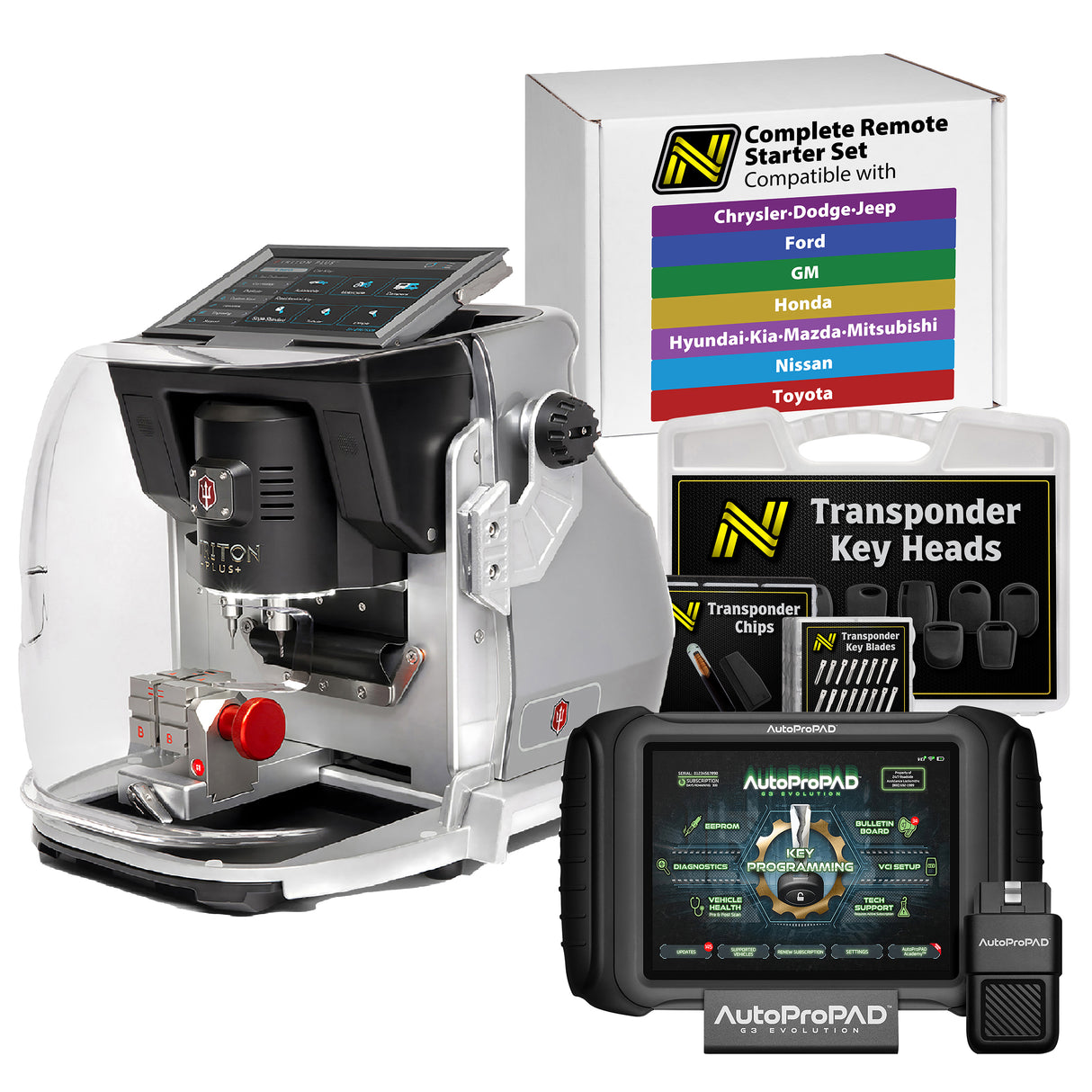 Nitrous Keys 20402085 AutoProPAD G3 Evo with Complete Key Making System Main Image