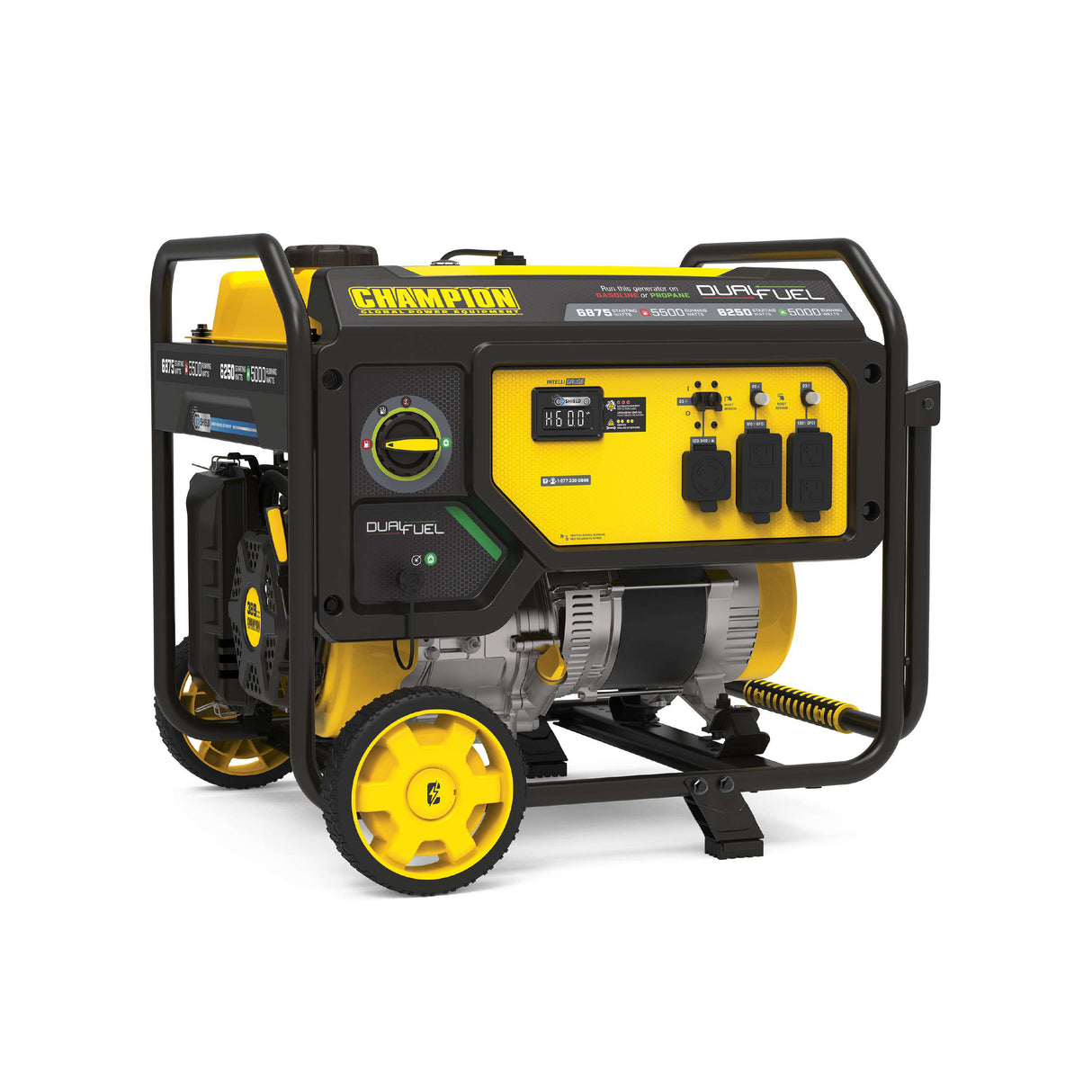 Champion Power 201505 5500 Watt Dual Fuel Portable Generator Main Image