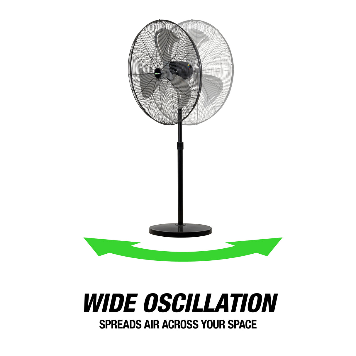 OEMTOOLS 34888 30 Inch Oscillating Pedestal Fan Additional Image 4
