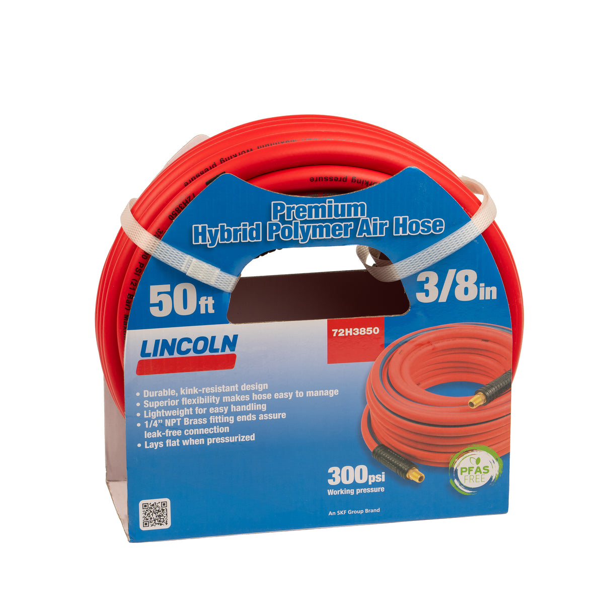 Lincoln 72H3850 50' 3/8in. Premium Hybrid Hose Additional Image 1