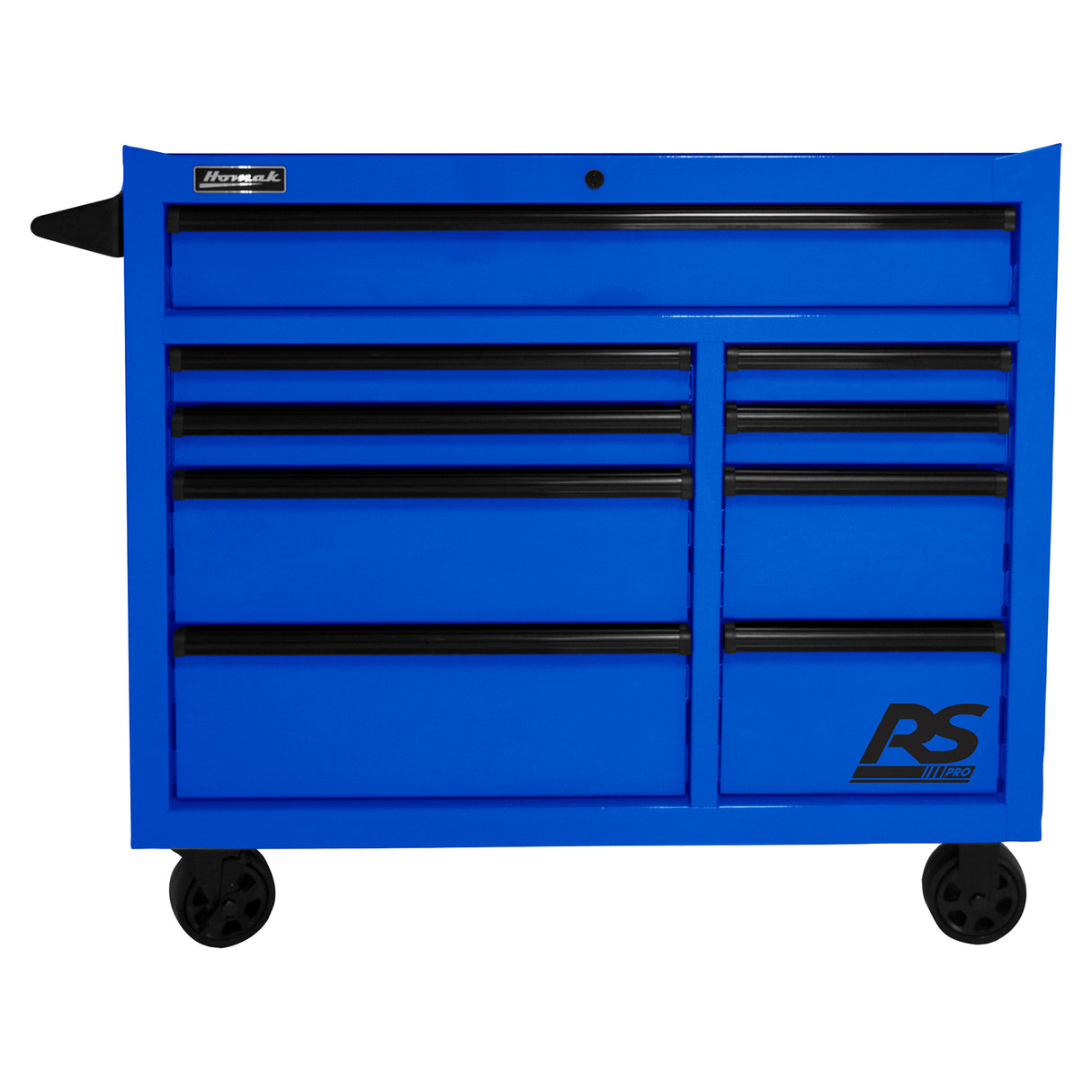Homak 41in. RS Pro 9 Drawer Roller Cabinet-Blue Main Image