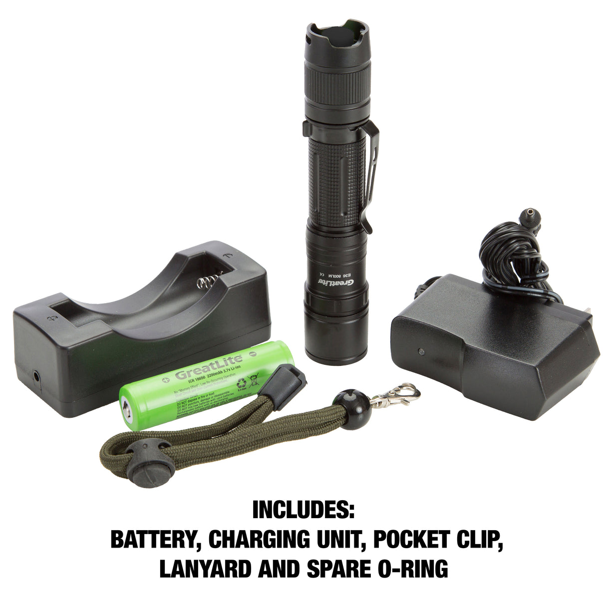 1000 Lumens LED Rechargeable 5-Light Mode Professional Flashlight Additional Image 4