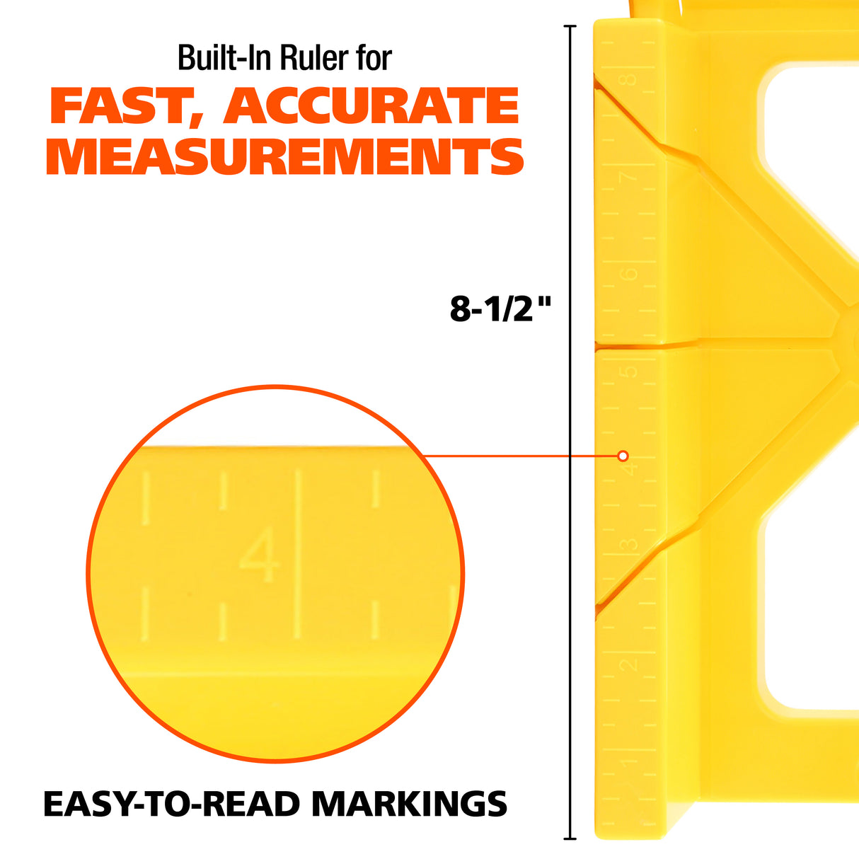 GreatNeck PMB12 Plastic Mitre Box (12-Inch) Additional Image 1