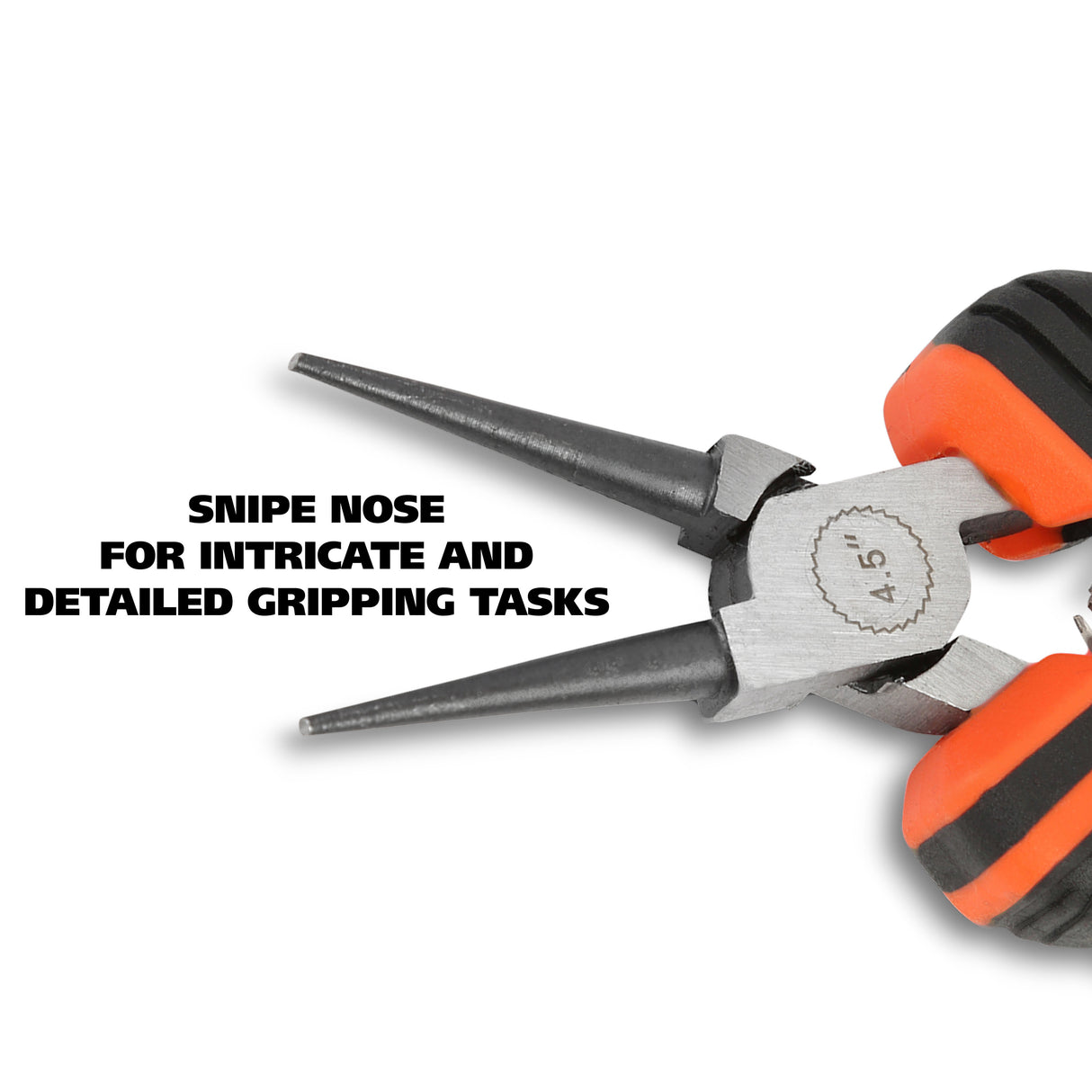 GreatNeck 4-1/2 Inch Snipe Nose Pliers Additional Image 3