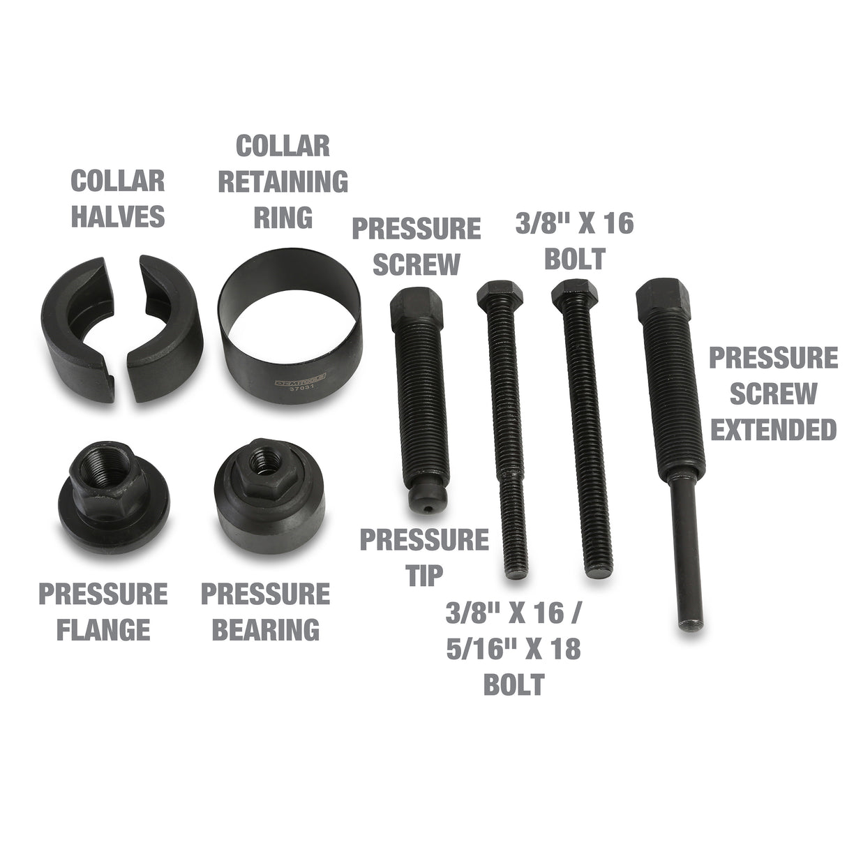 OEMTOOLS 37131 Power Steering Pulley Remover/Installer - Ford, GM, Chrysler Additional Image 4