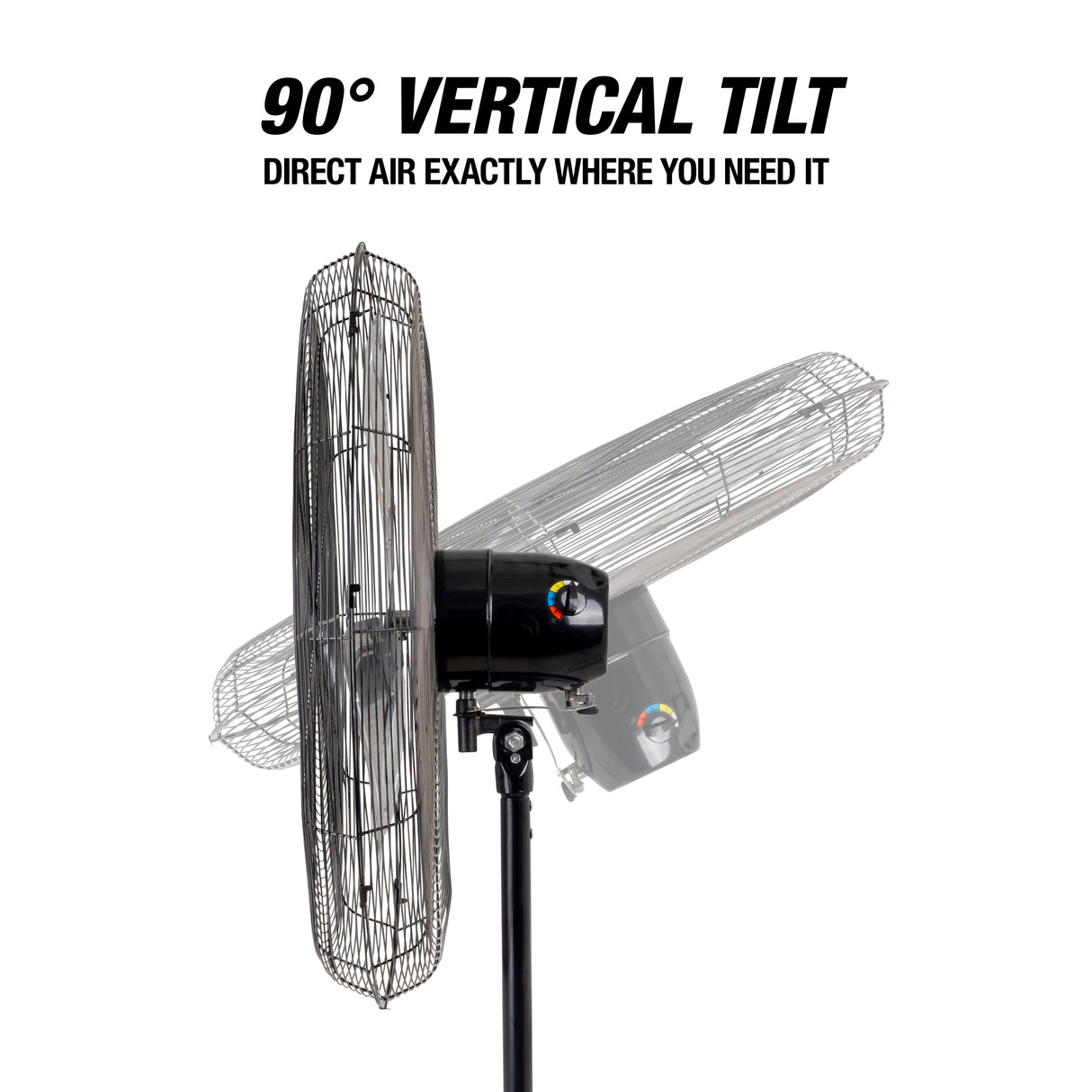 OEMTOOLS 34888 30 Inch Oscillating Pedestal Fan Additional Image 6