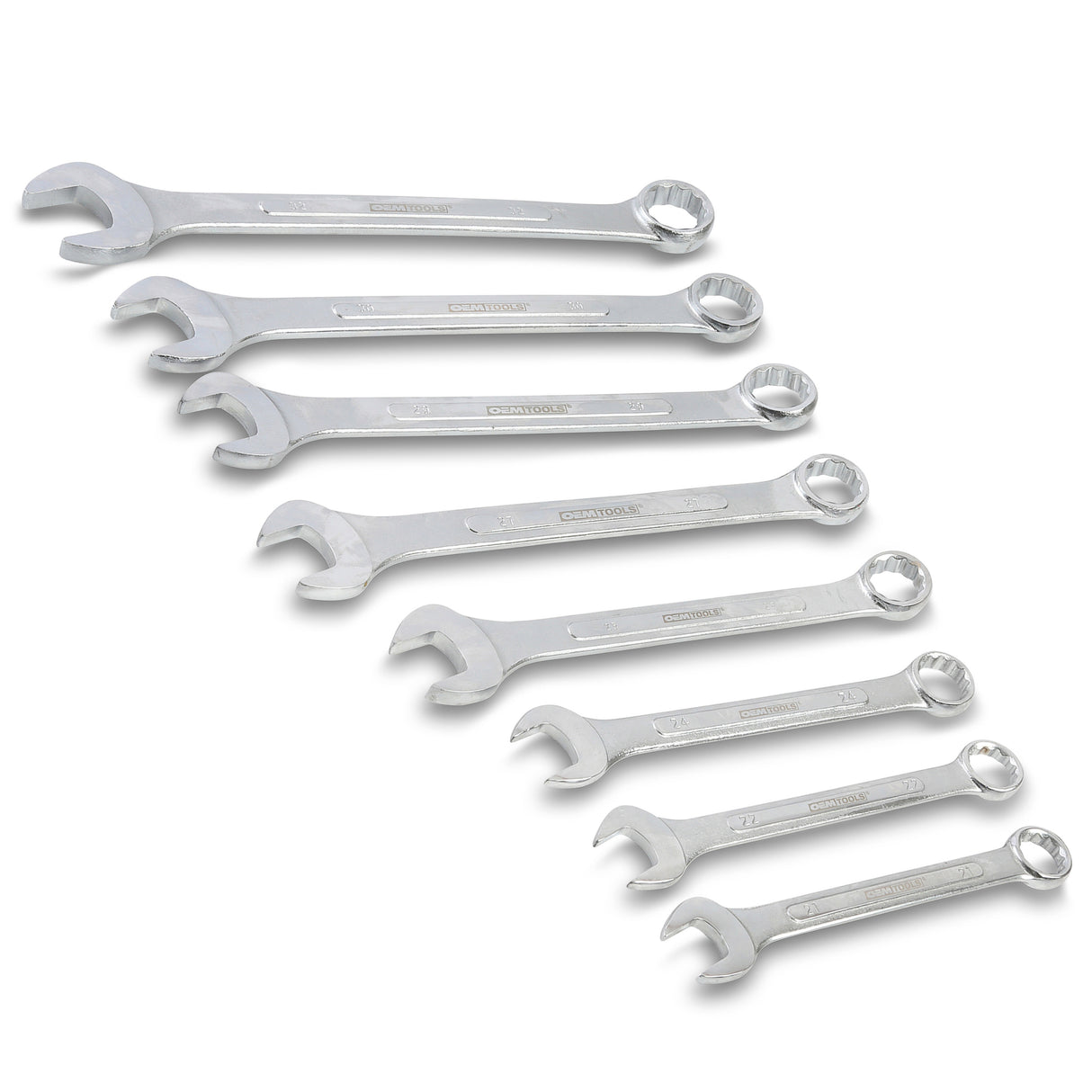 OEMTOOLS 22120 8 Piece Jumbo Combination Wrench Set (21 mm - 32 mm) Main Image