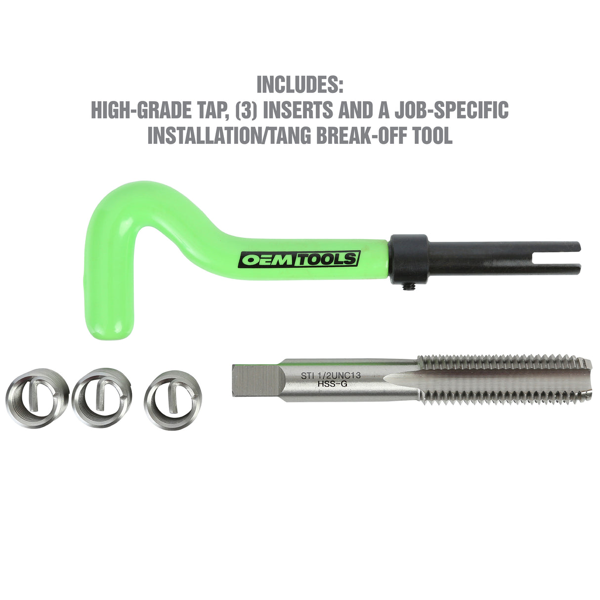 OEMTOOLS 25610 Thread Repair Kit - UNC 1/2in. - 13 Additional Image 1